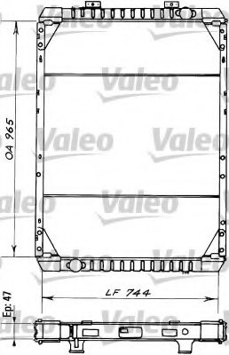 VALEO 730386 Radiator, engine cooling